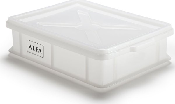 Δίσκος ζύμωσης Alfa Forni 40 cm x 30 cm με καπάκι