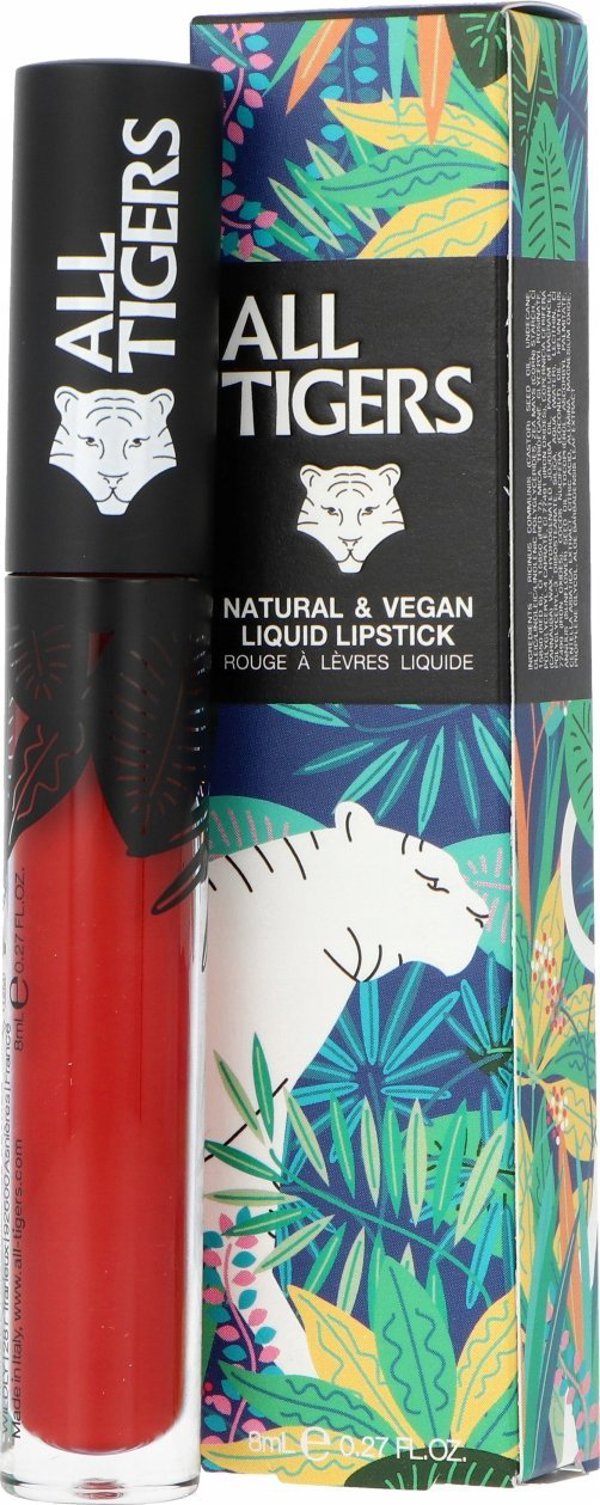 All Tigers All Tigers, Natural & Vegan, Natural, Matte, Lip Gloss, 887, Live Fearless, 8 ml για γυναίκες 13081490 3701243208877