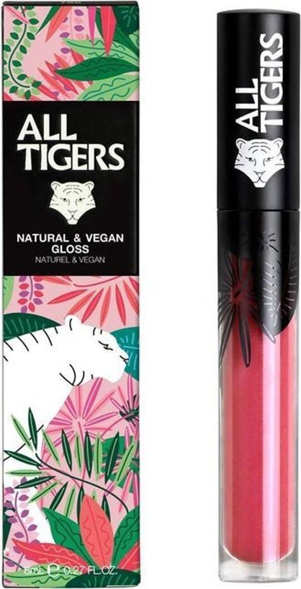 All Tigers All Tigers, Natural & Vegan, Natural, Shining, Lip Gloss, 601, Silence The Critics, 8 ml για γυναίκες 13080674 3701243206019