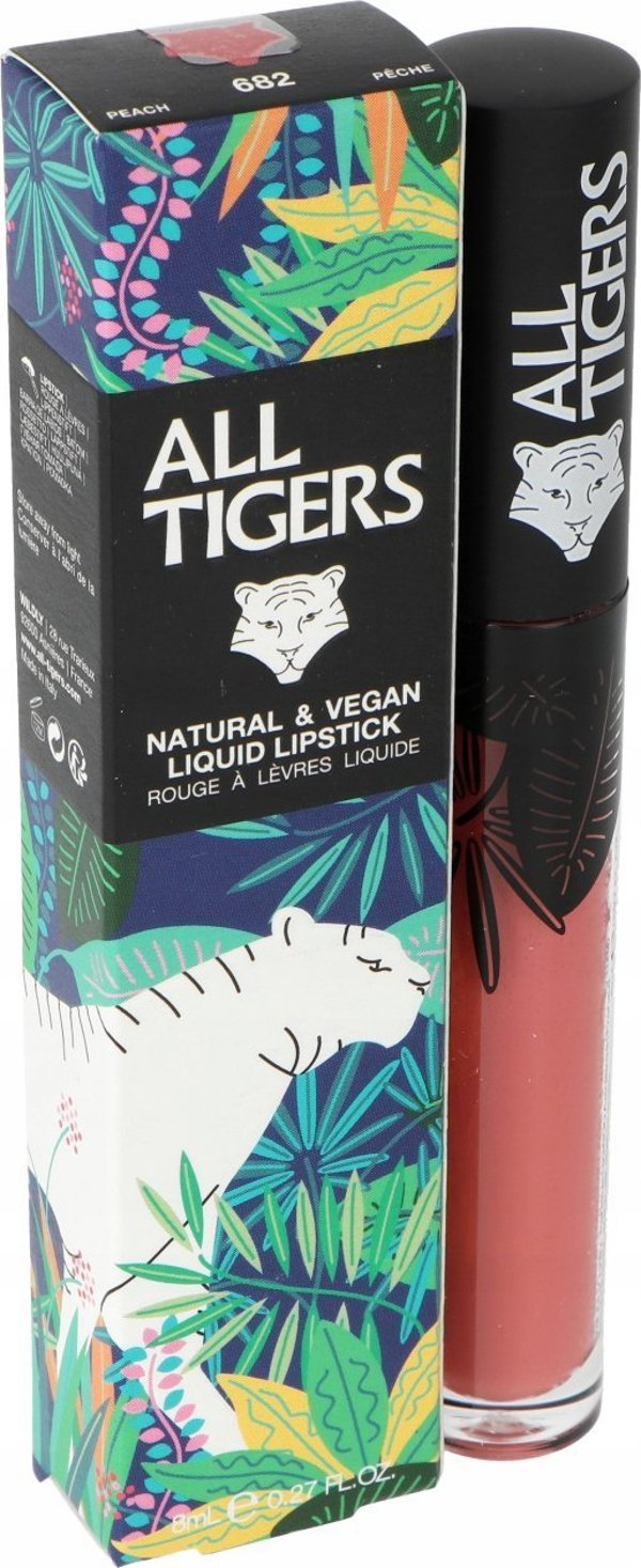 All Tigers All Tigers, Natural & Vegan, Natural, Matte, Lip Gloss, 682, Dare To Stand, 8 ml για γυναίκες 13075679 3701243206828