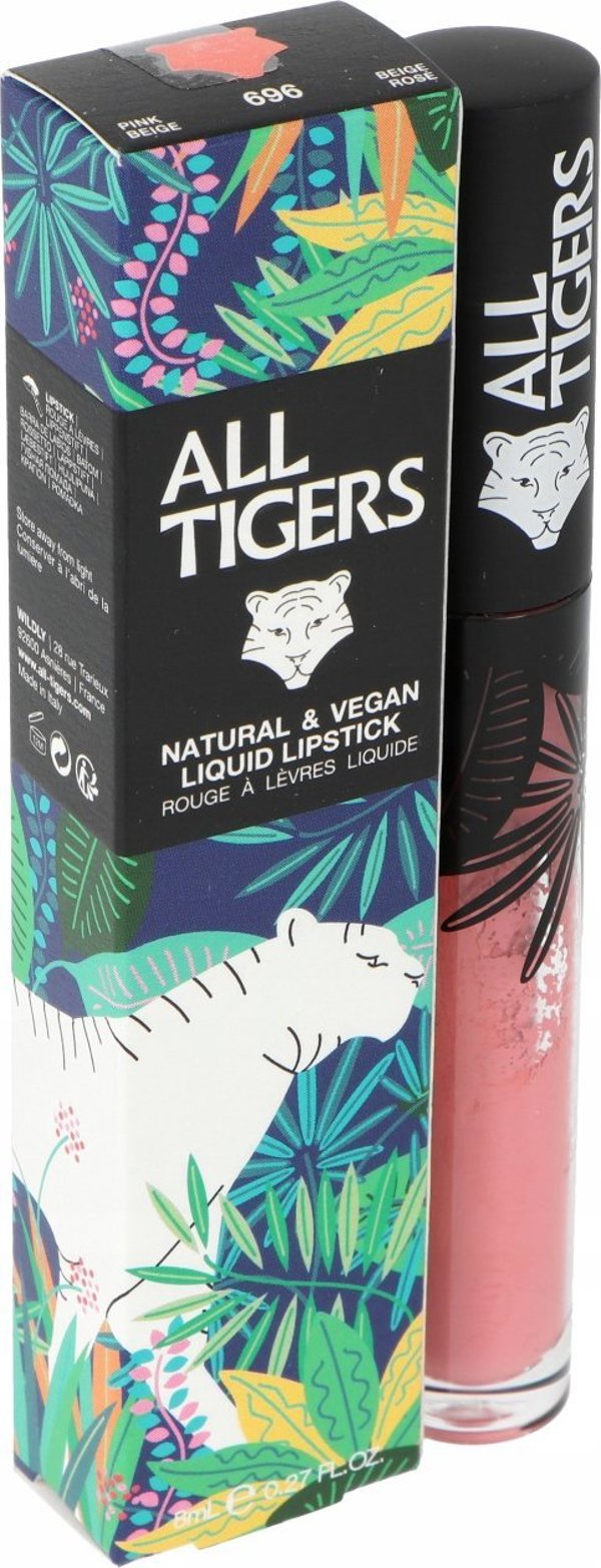 All Tigers All Tigers, Natural & Vegan, Natural, Matte, Lip Gloss, 696, Chase Your Dreams, 8 ml για γυναίκες 13075680 3701243206965