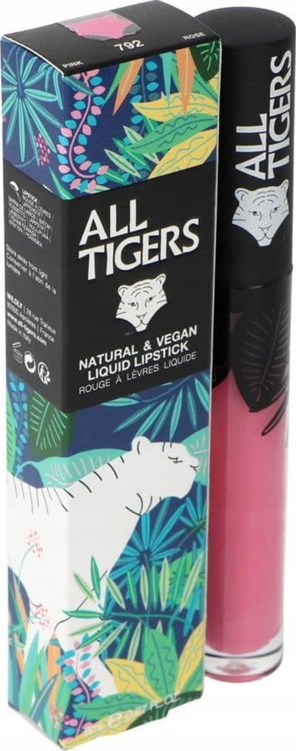 All Tigers All Tigers, Natural & Vegan, Natural, Matte, Lip Gloss, 792, Escape The Ordinary, 8 ml για γυναίκες 13075681 3701243207924