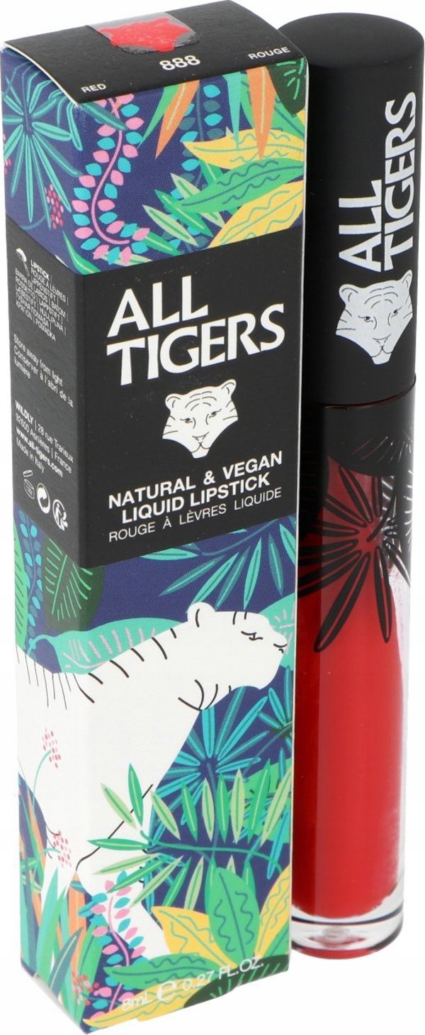 All Tigers All Tigers, Natural & Vegan, Natural, Matte, Lip Gloss, 888, Call Me Queen, 8 ml για γυναίκες 13081489 3701243208884