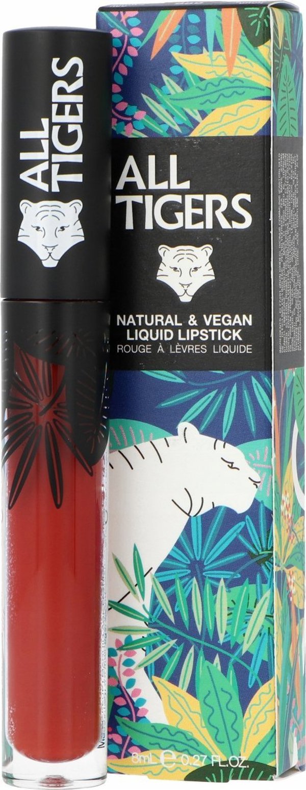All Tigers All Tigers, Natural & Vegan, Natural, Matte, Lip Gloss, 889, Command Respect, 8 ml για γυναίκες 13079646 3701243208891