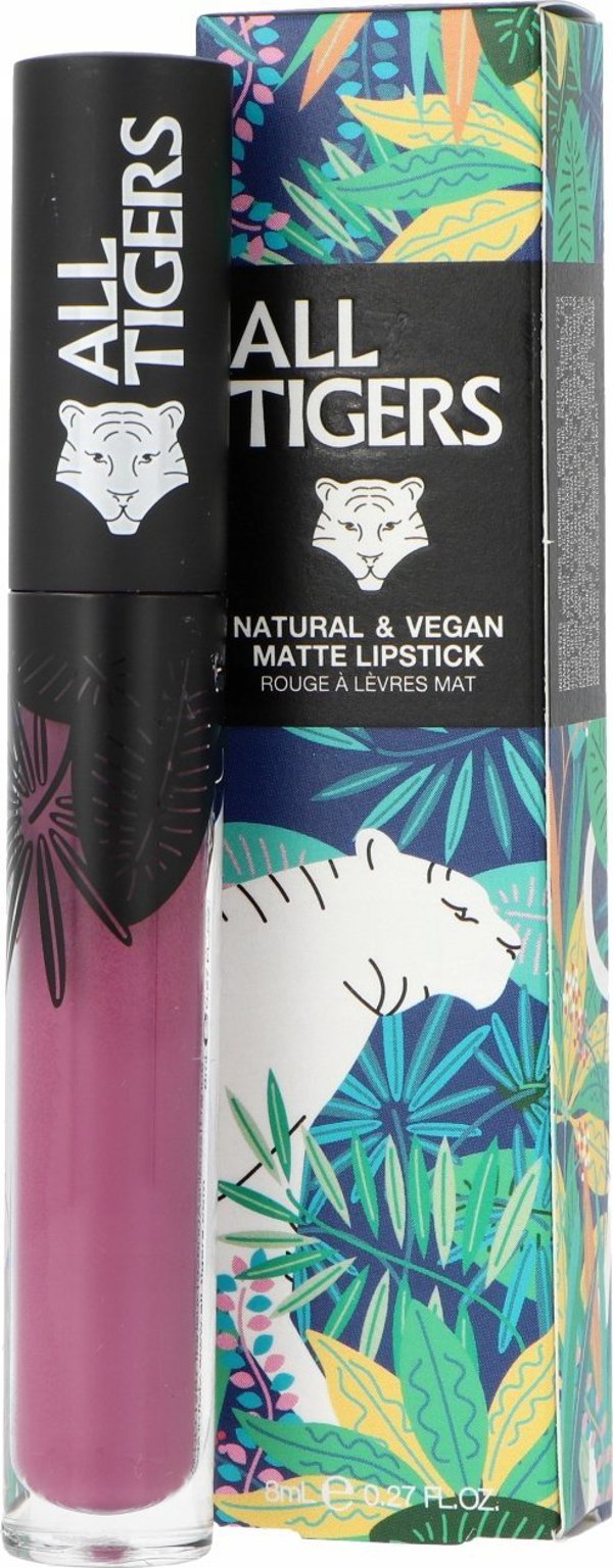 All Tigers All Tigers, Natural & Vegan, Natural, Matte, Lip Gloss, 980, Feel The Power, 8 ml για γυναίκες 13075688 3701243209805