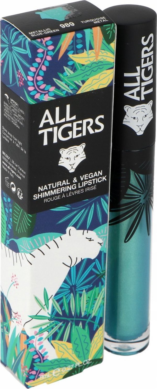 All Tigers All Tigers, Natural & Vegan, Natural, Matte, Lip Gloss, 989, Steal The Show, 8 ml για γυναίκες 13080676 3701243209898