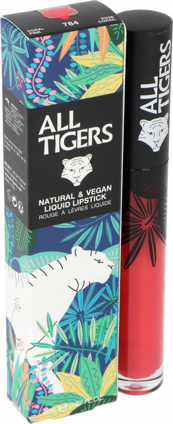 All Tigers All Tigers, Natural & Vegan, Natural, Matte, Lip Gloss, 784, Lead The Game, 8 ml για γυναίκες 13075684 3701243207849