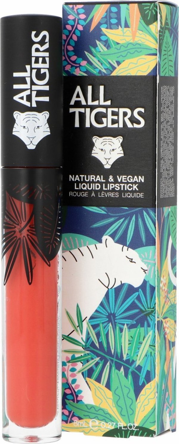 All Tigers All Tigers, Natural & Vegan, Natural, Matte, Lip Gloss, 785, Hear Me Roar, 8 ml για γυναίκες 13077781 3701243207856