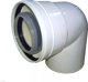 Almeva LIK Γωνία 87° DN60/100 για Λέβητες Συμπύκνωσης