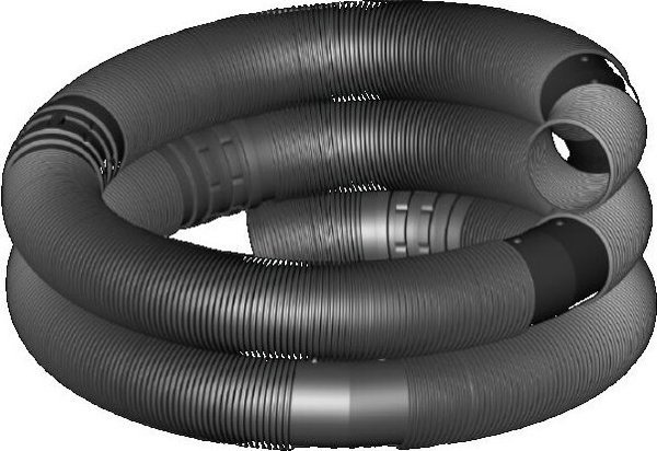 Εύκαμπτος σωλήνας Almeva FLEX 15m DN80