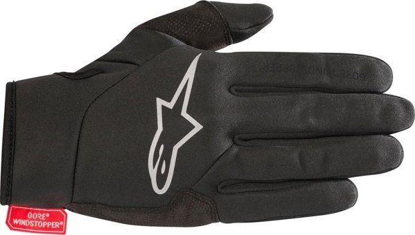 Ανδρικά γάντια Alpinestars CASCADE GORE-TEX INFINIUM WINDSTOPPER, μαύρα με γκρι, μέγεθος XL