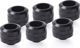 Alphacool Eiszapfen PRO 16mm HardTube Fitting G1/4 - Deep Black, Σετ 6 Τεμαχίων