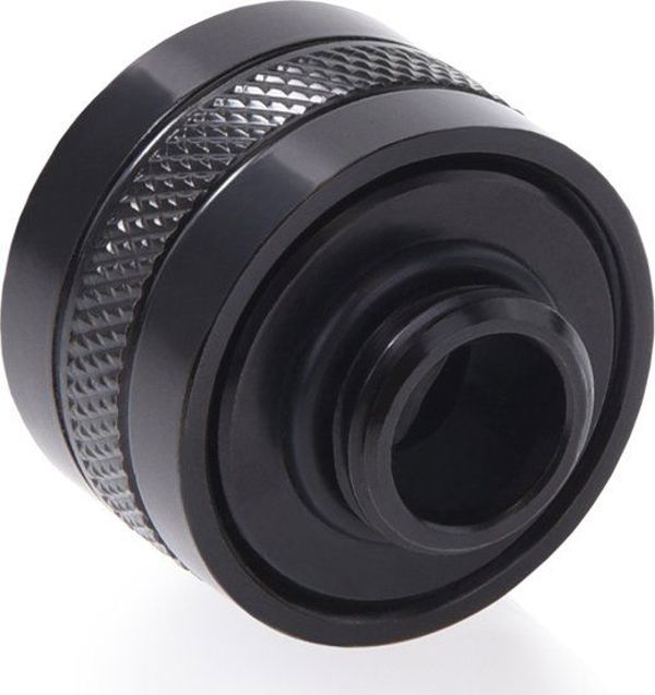 Alphacool Eiszapfen PRO 16mm HardTube Fitting G1/4 - Deep Black, Σετ 6 Τεμαχίων