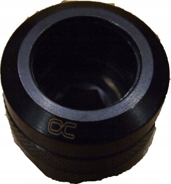 Alphacool Eiszapfen Pro Σύνδεσμος Hardtube 16mm για Σωλήνες G1/4 - Μαύρο