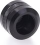 Alphacool Eiszapfen Pro Σύνδεσμος Hardtube 16mm για Σωλήνες G1/4 - Μαύρο