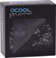 Alphacool Eiszapfen Pro Σύνδεσμος Hardtube 16mm για Σωλήνες G1/4 - Μαύρο