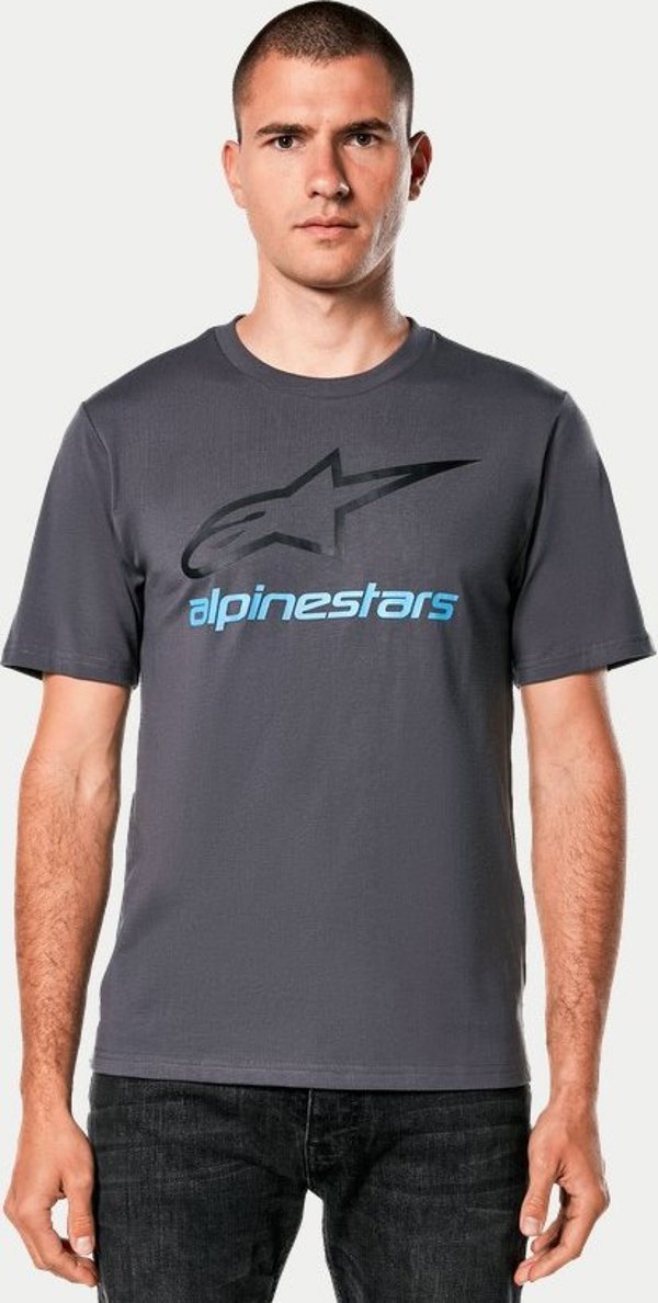 Alpinestars T-shirt ALPINESTARS ALWAYS 2.0 CSF TEE, Charcoal/White/Blue Rozmiar: L