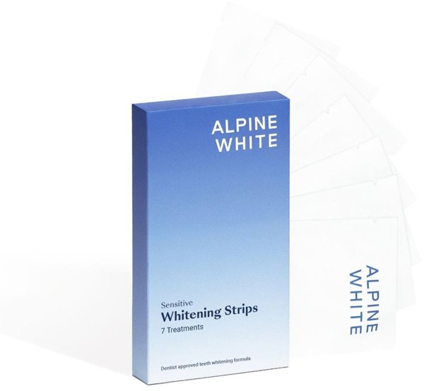 Alpine White Στιγμιαίες Λευκαντικές Ταινίες για Ευαίσθητα Δόντια 14τμχ