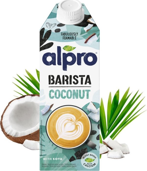 Alpro Πόσιμο ροφήμα φυτικής προέλευσης χωρίς λακτόζη ALPRO Barista καρύδα-σόγια 750ml