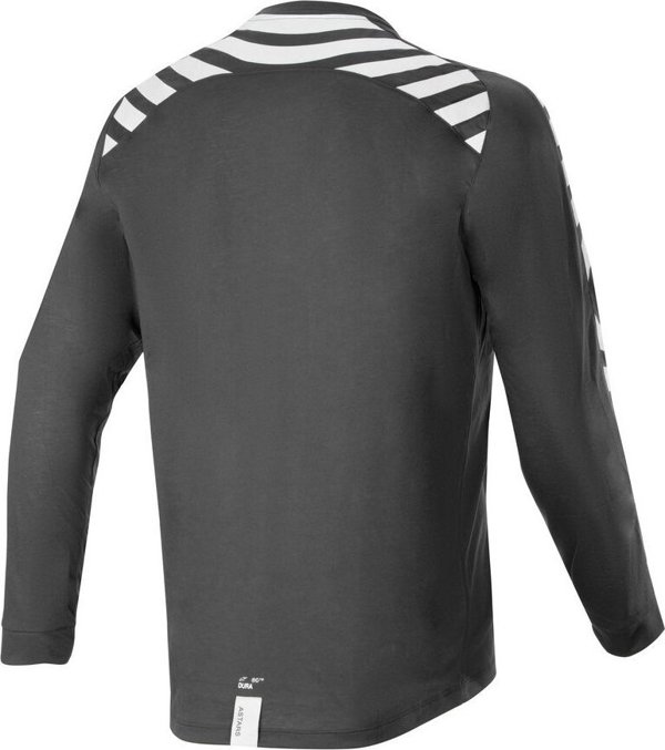 Μπλούζα μακρυμάνικη Alpinestars ALPINESTARS A-DURA DRI OSCAR LS JERSEY, Μαύρο Ανακλαστικό Μέγεθος: M
