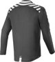 Μπλούζα μακρυμάνικη Alpinestars ALPINESTARS A-DURA DRI OSCAR LS JERSEY, Μαύρο Ανακλαστικό Μέγεθος: M