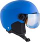 Κράνος Σκι Alpina Zupo Visor Q-Lite, Με Προστατευτική Ζελατίνα, Μπλε Ματ, 54-58cm
