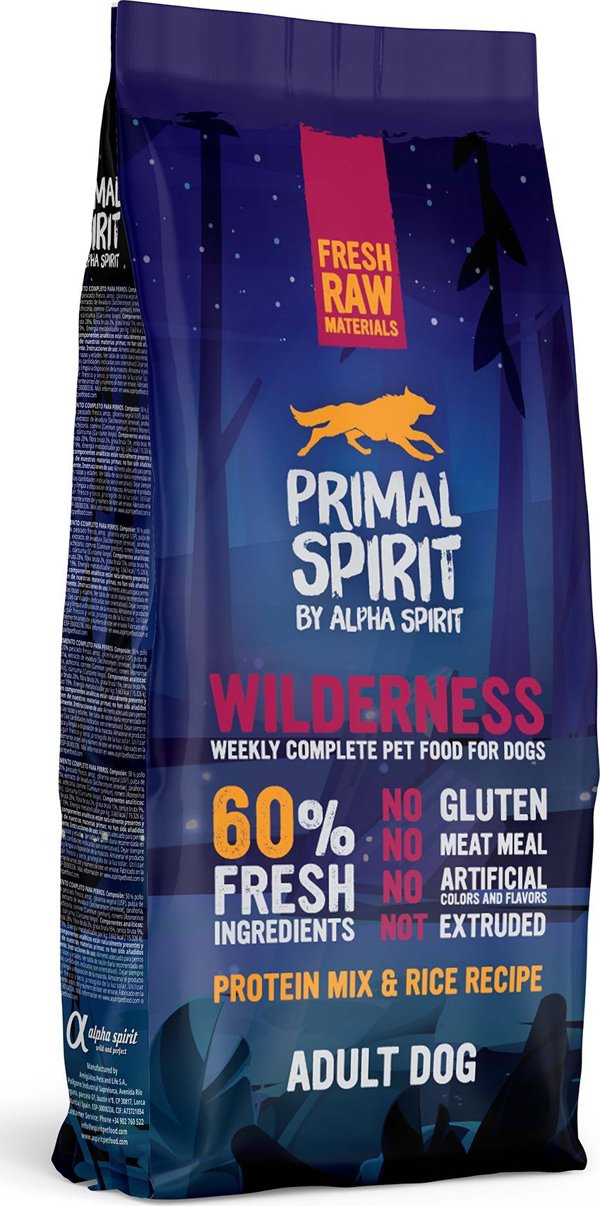 Alpha Spirit Primal Spirit Wilderness 60% ξηρή τροφή για σκύλους 12 kg