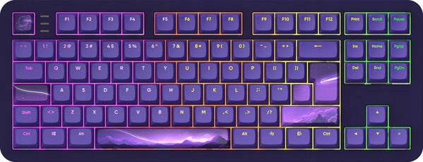 ALU87B Celestial, G3MS Voidstone Switch, (UK/DE/AT/ES/IT/FI/NO/SE/DK)