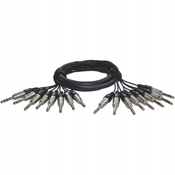Alva Καλώδιο 8 x TRS σε 8 x TRS, 2m, Professional Audio Cable