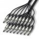 Alva Καλώδιο 8 x TRS σε 8 x TRS, 2m, Professional Audio Cable