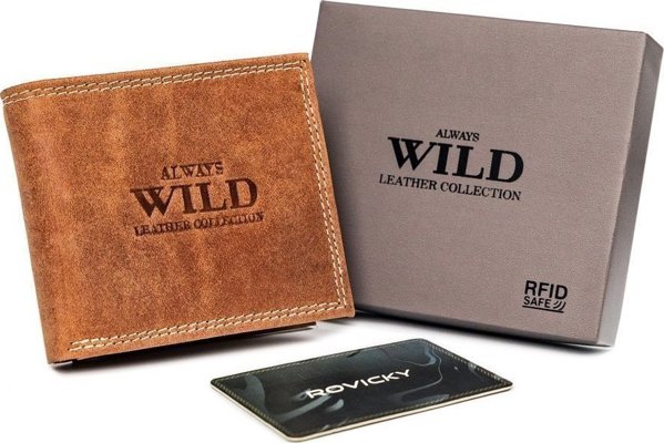 Always Wild Δερμάτινο πορτοφόλι για άνδρες - Always Wild 11622173 5903051028717