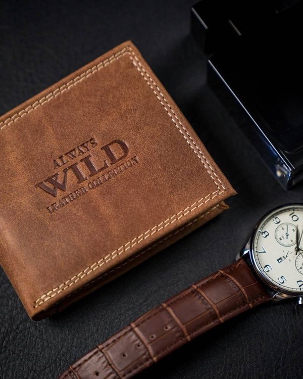 Always Wild Δερμάτινο πορτοφόλι για άνδρες - Always Wild 11622173 5903051028717