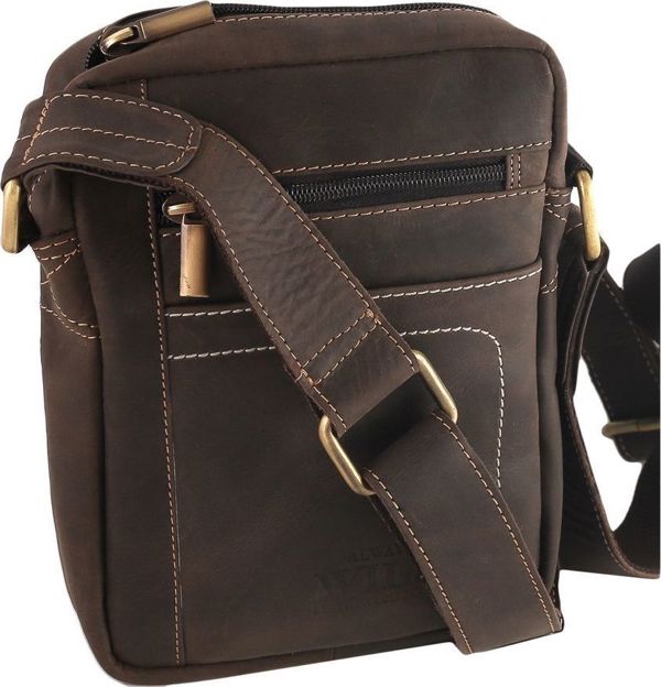 Always Wild Compact, δερμάτινη ανδρική τσάντα messenger με πολλές τσέπες Always Wild Δεν ισχύει 8815134 5903051006524