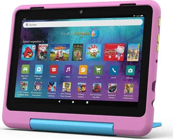 Amazon Fire HD 8 32GB Kids Pro (2024), ροζ/ζούγκλα γάτα