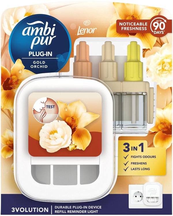 Ambi Pur ηλεκτρικό αποσμητικό χώρου 3Volution Gold Orchid, 20 ml