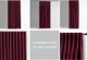 AmeliaHome Κουρτίνα VELVET κλασσικού στυλ με ταινία 140x245 κόκκινη