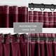 AmeliaHome Κουρτίνα VELVET κλασσικού στυλ με ταινία 140x245 κόκκινη