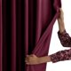 AmeliaHome Κουρτίνα VELVET κλασσικού στυλ με ταινία 140x245 κόκκινη