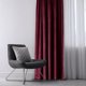 AmeliaHome Κουρτίνα VELVET κλασσικού στυλ με ταινία 140x245 κόκκινη
