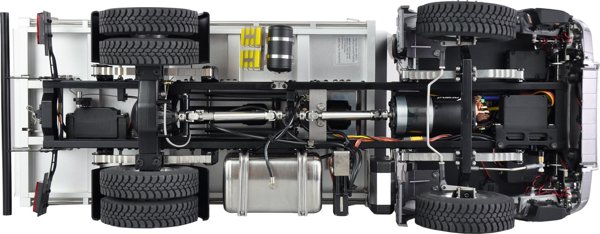 Amewi Mercedes-Benz Arocs Υδραυλικό Φορτηγό Ανατροπή Βασικό 4X2 1:14 Rtr Μπλε