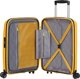 American Tourister Μικρή καμπίνα βαλίτσα AMERICAN TOURISTER BON AIR DLX 134849 Κίτρινη