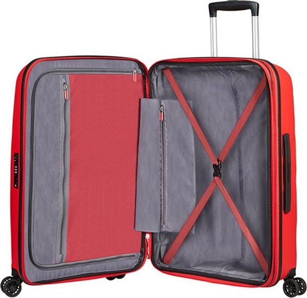 American Tourister Μεσαία βαλίτσα AMERICAN TOURISTER BON AIR DLX 134850 Κόκκινη