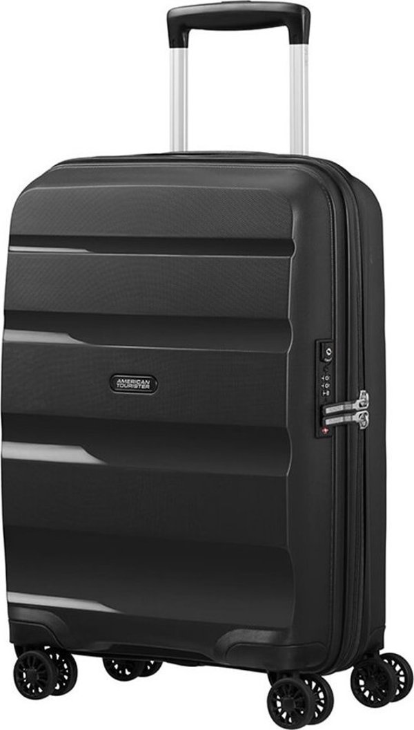American Tourister Μικρή καμπίνα βαλίτσα AMERICAN TOURISTER BON AIR DLX 134849 Μαύρη