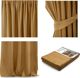 AmeliaHome Ζάσλονα Blackout να τασμι Musztardowy 140X270