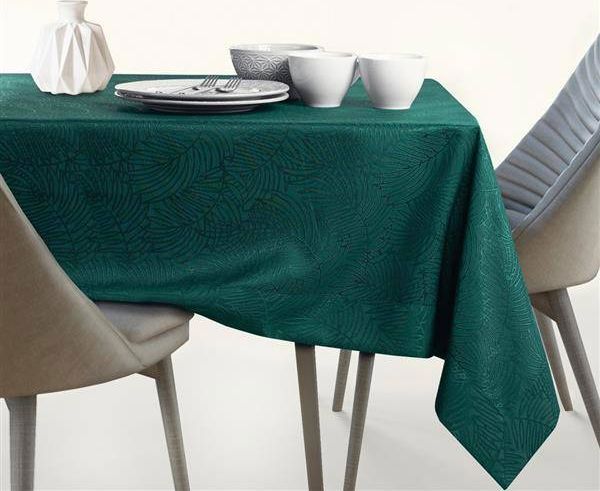 AmeliaHome TCLOTH/AH/GAIA/BRD/BOTTLEGREEN/110X200