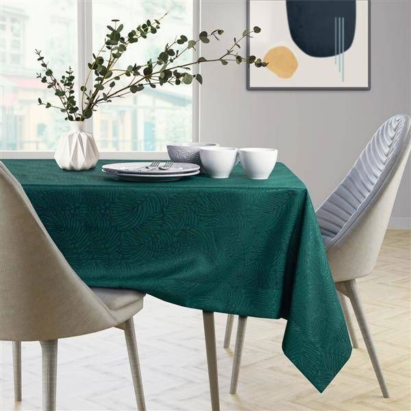AmeliaHome TCLOTH/AH/GAIA/BRD/BOTTLEGREEN/110X200