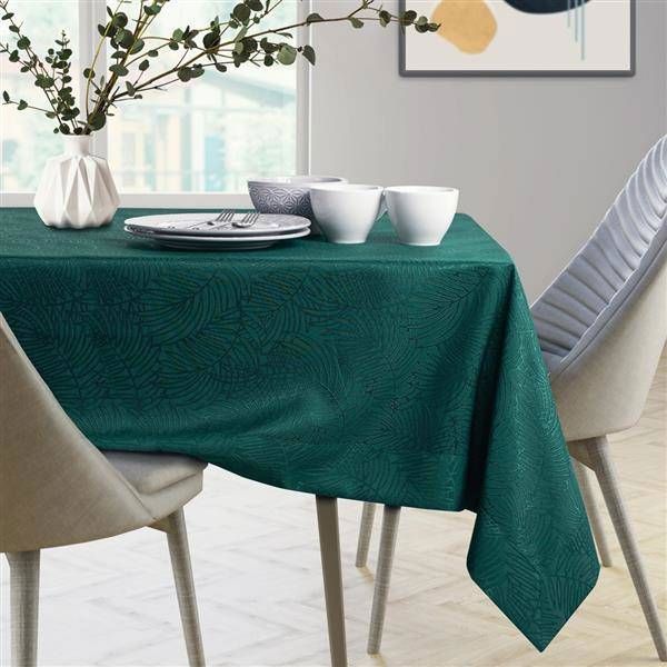 AmeliaHome TCLOTH/AH/GAIA/BRD/BOTTLEGREEN/110X200