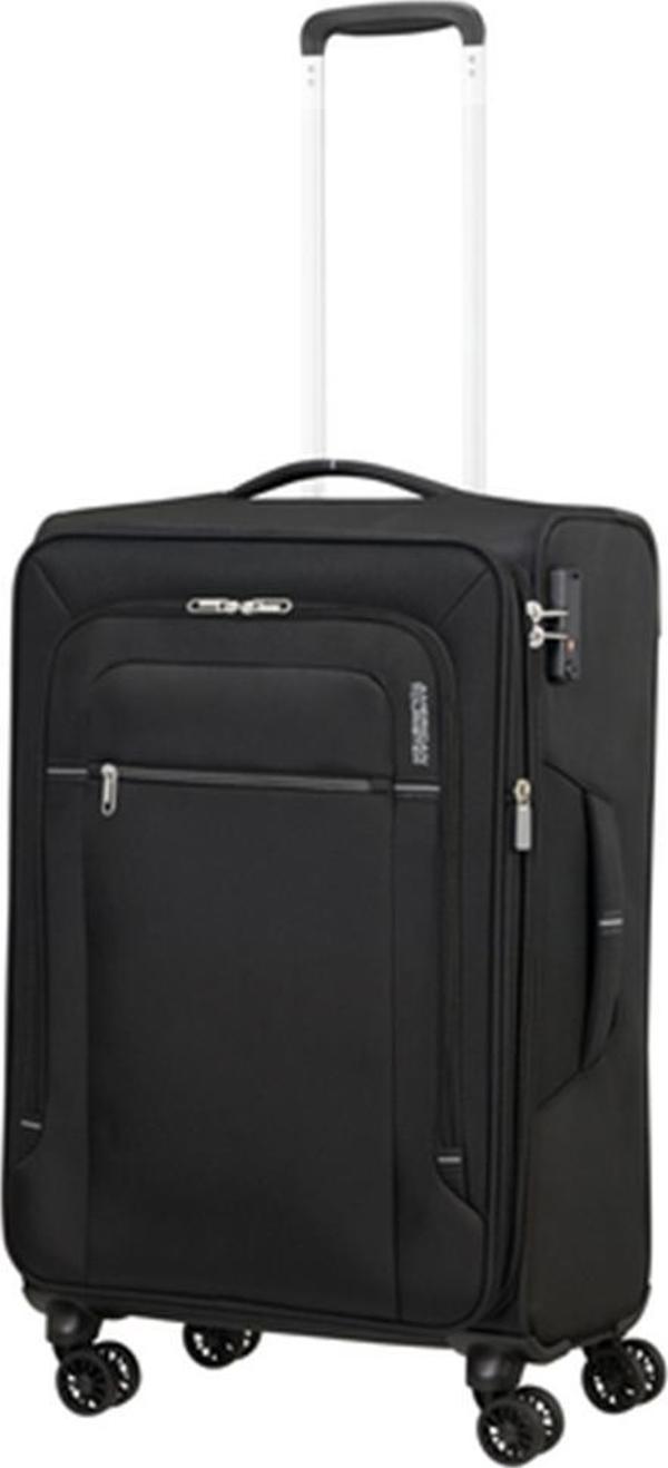 American Tourister Μεσαία βαλίτσα AMERICAN TOURISTER CROSSTRACK 133190 Μαύρη