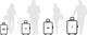 American Tourister Μεσαία βαλίτσα AMERICAN TOURISTER CROSSTRACK 133190 Μαύρη