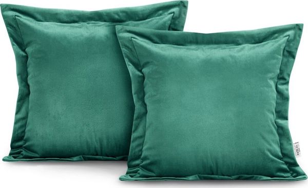 AmeliaHome CUS/AH/VELVET/D.GREEN/SIDE/45X45*2 8874600 4251838540169
